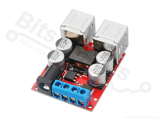 Buck converter Step Down DC-DC 5V Uin:8-35.0V Uout:5V 8A 4x USB connector